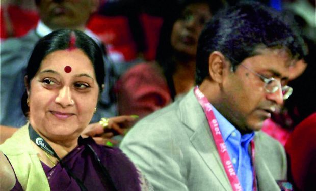 Swaraj had spoken to Indian-origin British MP Keith Vaz and its High Commissioner here James Bevan favouring the grant of travel documents to Lalit Modi to go to Portugal, purportedly for his wife's cancer treatment in June last year. (Photo: PTI) Swaraj had spoken to Indian-origin British MP Keith Vaz and its High Commissioner here James Bevan favouring the grant of travel documents to Lalit Modi to go to Portugal, purportedly for his wife's cancer treatment in June last year. (Photo: PTI)